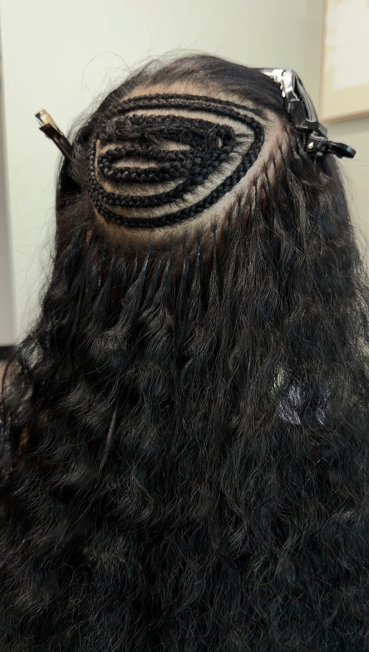 Hybrid K-Tip/Sew In Extensions