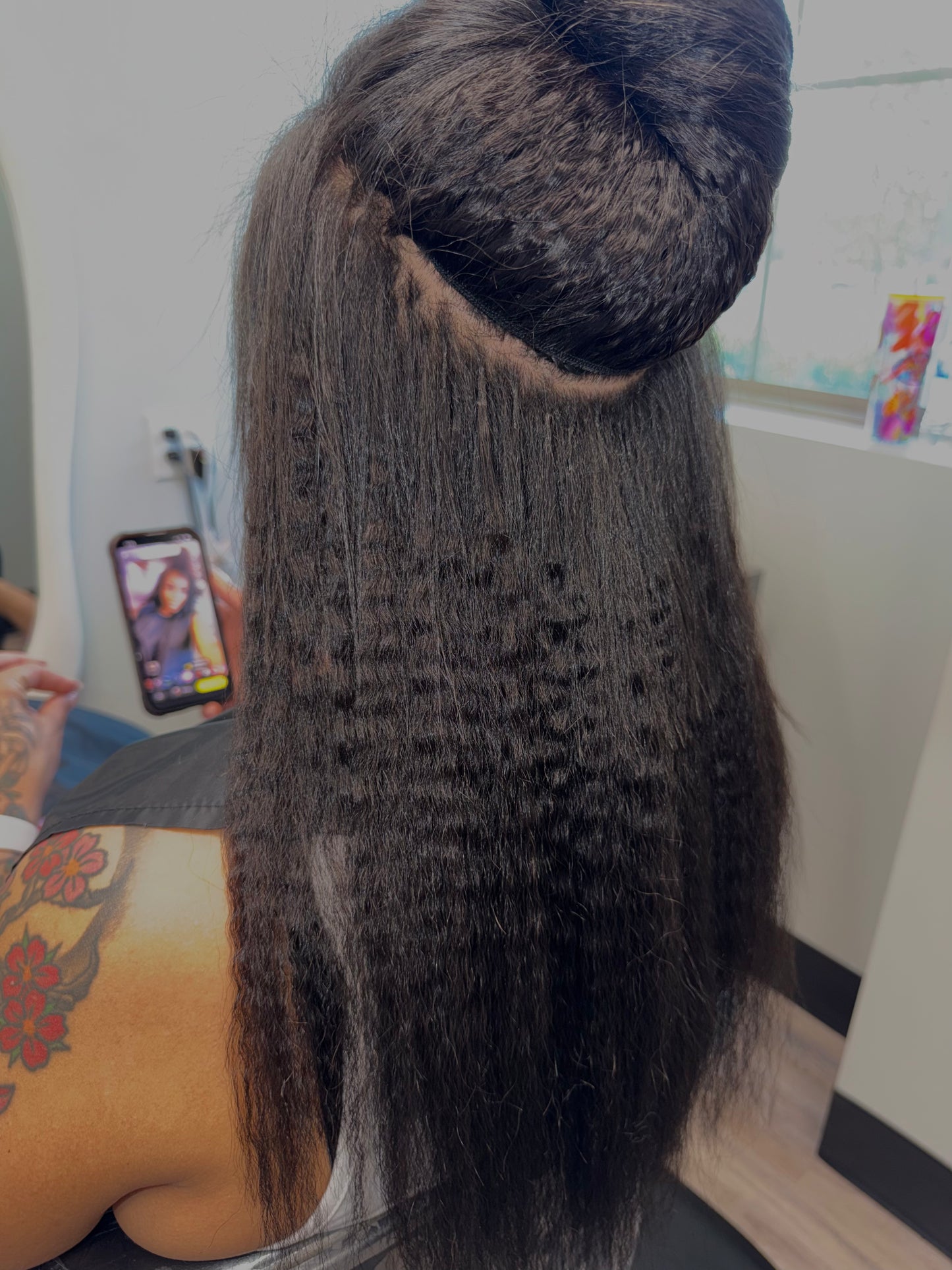 Hybrid K-Tip/Sew In Extensions